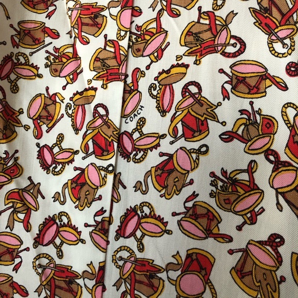 NWT COACH •Rare• Classic Animated Trench Coat with Shearling Collar Size 0 - Picture 12 of 15